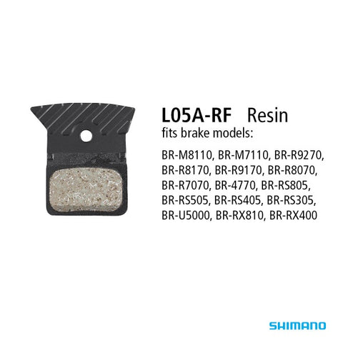 SHIMANO DISC BRAKE PADS L05A-RF RESIN