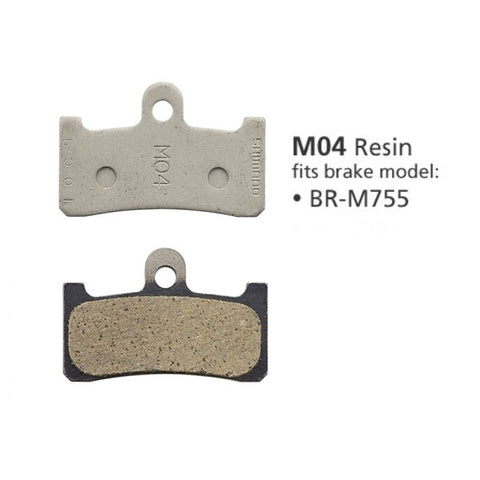 SHIMANO DISC BRAKE PADS M04 RESIN